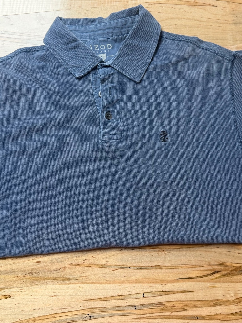 Izod Men's Dusty Blue Pique Polo